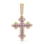 Tennis Necklace Pendant (Colors)