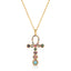 Icy Ankh Necklace (Multicolor)(NEW Design)
