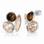 Champagne Tiger Cluster Earrings