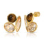 Champagne Tiger Cluster Earrings