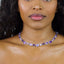 Iris Purple Solstice Gemstone Necklace