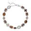 Mocha Solstice Gemstone Anklet (Brown/Tiger’s Eye)