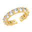 CZ Gems Ring Gold