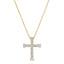 Essential Cross Necklace (Moissanite)