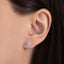 Frozen Berry Moissanite Stud Earrings (5MM)