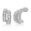 Duet - Small half hoop Earrings
