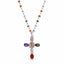 Mosaic Jewels Beaded Cross Rosary