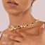Solstice Gemstone Necklace Gold